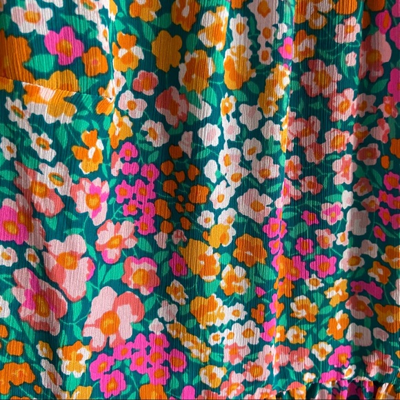 XS J.CREW Tiered Midi Dress in Micro Meadow Print - Picture 6 of 10